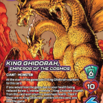 The King Ghidorah, Emperor of the Cosmos, is part of the Godzilla Challenger Series, which was released just a few weeks ago. Ever since the series dropped, the hype surrounding it has been immense, especially in the Godzilla fandom.