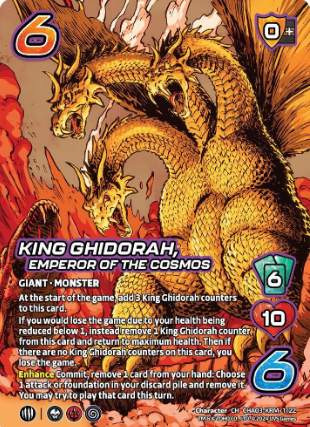 The King Ghidorah, Emperor of the Cosmos From Godzilla