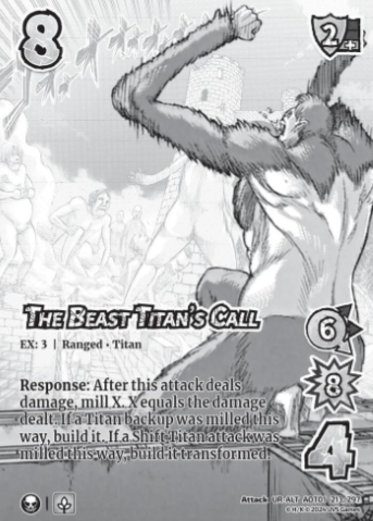The Beast Titan’s Call alt art