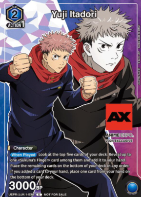 Yuji Itadori Anime Expo Promo