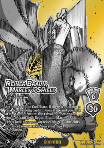 Reiner Braun, Marley’s Shield (Chrome Rare)