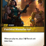 Faithful Manufactor