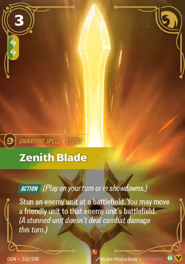 zenith blade